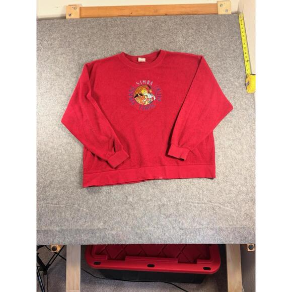 Disney Other - Vintage 90s The Lion King Crewneck Sweater Disney XL Simba Pumbaa Timon Rafiki